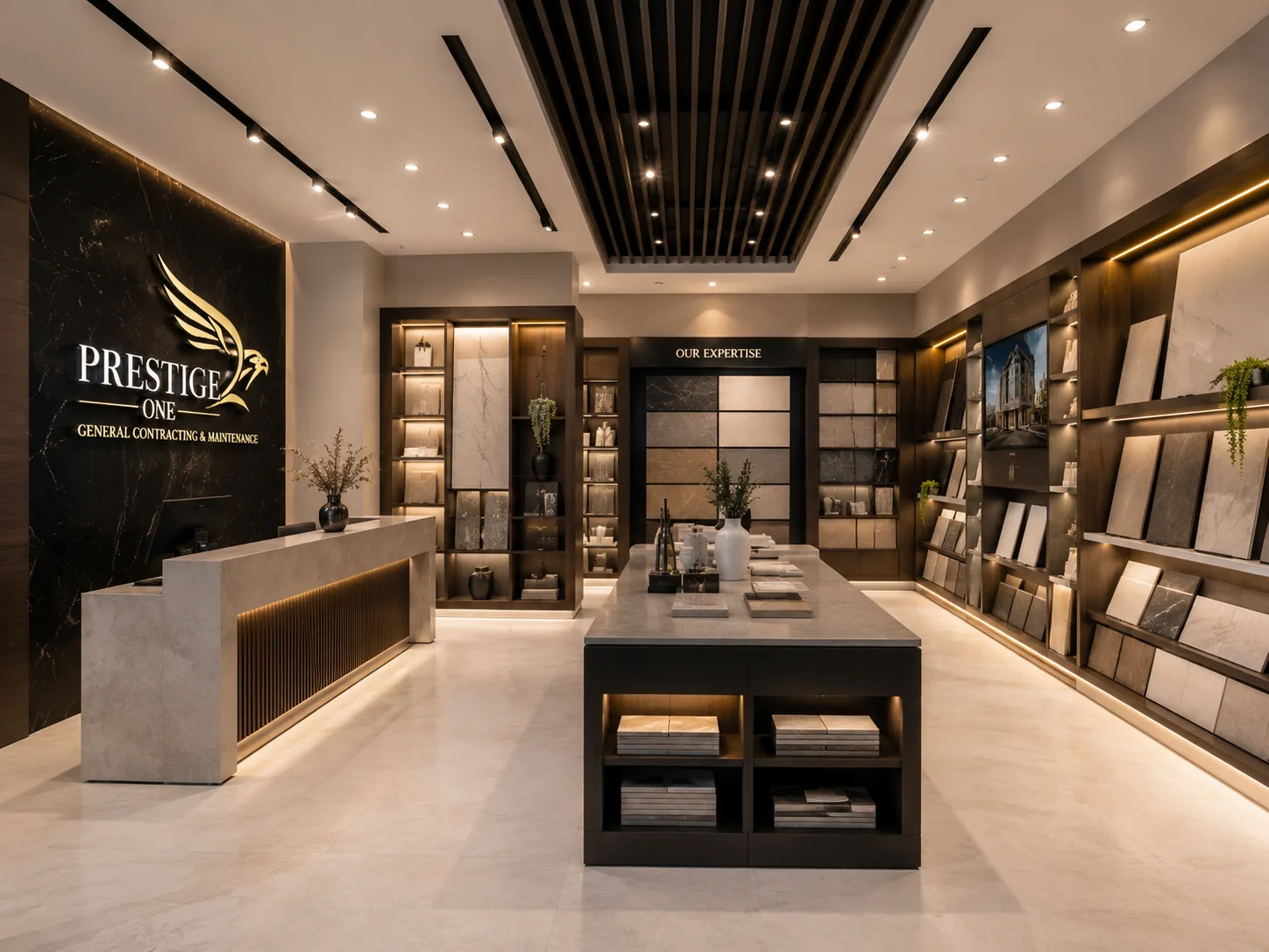 Retail showroom fit-out, Yas Mall, Abu Dhabi — commercial interior