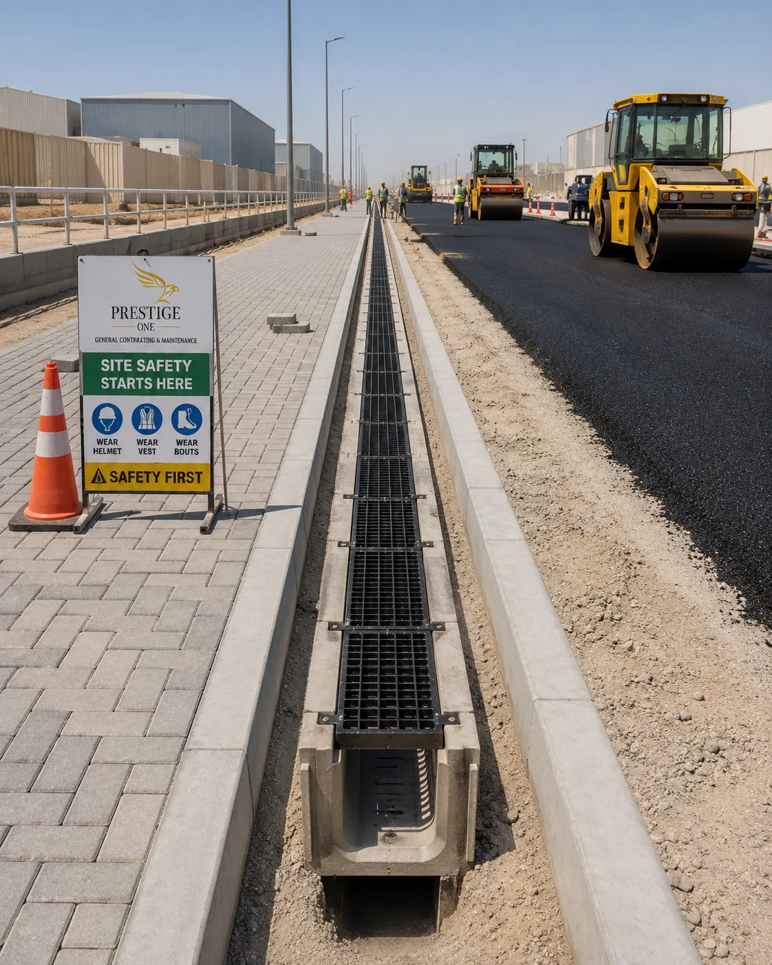 External works and infrastructure package, Mussafah, Abu Dhabi — civil engineering