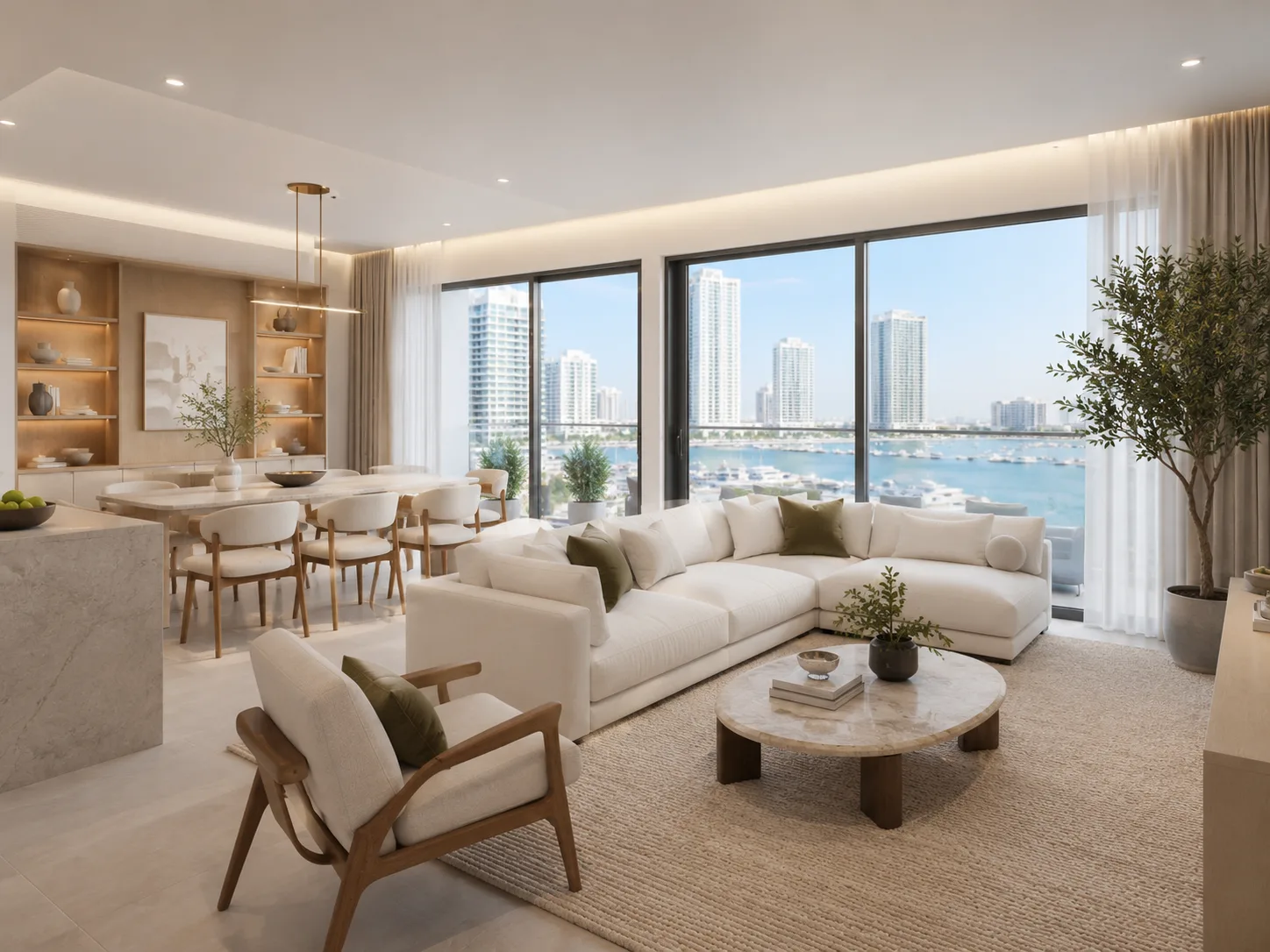 Apartment renovation, Marina Abu Dhabi — residential remodeling