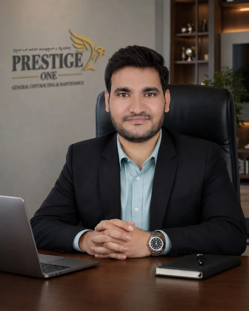 Mr. Ajay Surpur, Managing Director of PrestigeOne General Contracting & Maintenance LLC